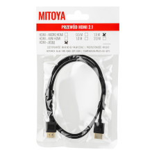 HDMI Laidas - 150cm HDMI 2.1 8K 60Hz 4K 120Hz 48Gbps Auksu Padengti Jungtys HDMI Laidas - 150cm HDMI 2.1 8K 60Hz 4K 120Hz 48Gbps Auksu Padengti Jungtys