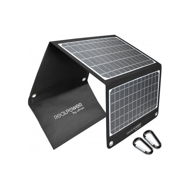 RealPower sulankstoma saulės baterija SP-22E 22 vatų 3 skydas