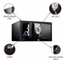 MASTER LOCK Furniture safe with key lock Small 9 Liter MASTER LOCK Furniture safe with key lock Small 9 Liter