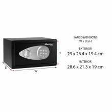 MasterLock Master Lock, Digital combination safe X041ML, medium size MasterLock Master Lock, Digital combination safe X041ML, medium size