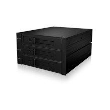 Backplane IcyBox 3x3,5" SATA / SAS HDD / SSD - 2x 5.25" Schacht retail