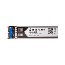 Mikrotik S-31DLC20D tinklo siųstuvo-imtuvo modulis 1250 Mbit / s SFP 1310 nm Mikrotik S-31DLC20D tinklo siųstuvo-imtuvo modulis 1250 Mbit / s SFP 1310 nm