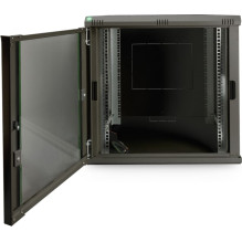 Digitus DN-19 12U-6 / 6-EC-SW sieninė spintelė juoda Digitus DN-19 12U-6 / 6-EC-SW sieninė spintelė juoda