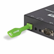 Bloķēšana SFP portiem, 10 gab. + atslēga, green Bloķēšana SFP portiem, 10 gab. + atslēga, green