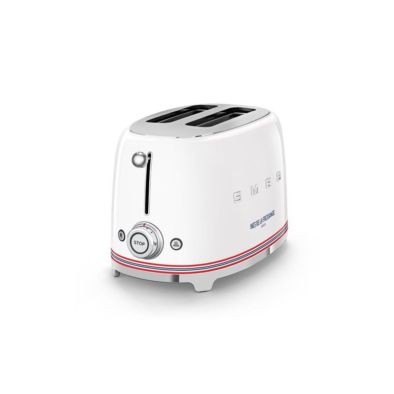Smeg Tostuoklis TSF01IDFEU, 2 riekelės, White, Ines de la Fressange
