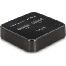 Delock SSD docking station for 2 slots - M.2 card - USB-C 3.2 (Gen 2) - Black Delock SSD docking station for 2 slots - M.2 card - USB-C 3.2 (Gen 2) - Black