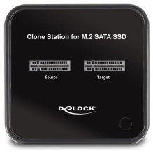 Delock SSD docking station for 2 slots - M.2 card - USB-C 3.2 (Gen 2) - Black Delock SSD docking station for 2 slots - M.2 card - USB-C 3.2 (Gen 2) - Black