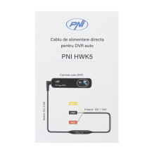 PNI maitinimo laidas automobilių vaizdo įrašymo įrenginiams, įvestis 12V / 24V, išvestis 5V 2.5A PNI maitinimo laidas automobilių vaizdo įrašymo įrenginiams, įvestis 12V / 24V, išvestis 5V 2.5A