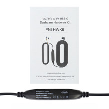 PNI power cable for car DVRs, input 12V / 24V, output 5V 2.5A