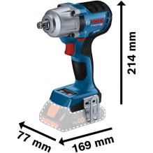 Bosch Powertools Akku-Schlagschrauer GDS 18V-450 HC Professional solo, 18Volt (mėlyna / juoda, ohne Akku und Ladegerät) Bosch Powertools Akku-Schlagschrauer GDS 18V-450 HC Professional solo, 18Volt (mėlyna / juoda, ohne Akku und Ladegerät)