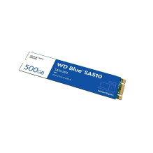 Western Digital WDS500G3B0B WD SSD Blue SA510, 500 GB, M.2, SATA3, 560 / 510 MB / s Western Digital WDS500G3B0B WD SSD Blue SA510, 500 GB, M.2, SATA3, 560 / 510 MB / s