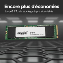SSD disks Crucial E100 480GB M.2 2280 PCI-E x4 Gen4 NVMe (CT480E100SSD8) SSD disks Crucial E100 480GB M.2 2280 PCI-E x4 Gen4 NVMe (CT480E100SSD8)