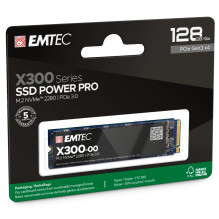SSD diskas Emtec X300 Power Pro 128GB M.2 2280 PCI-E x4 Gen3 NVMe (ECSSD128GX300)