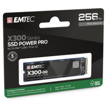 SSD diskas Emtec X300 Power Pro 256GB M.2 2280 PCI-E x4 Gen3 NVMe (ECSSD256GX300) SSD diskas Emtec X300 Power Pro 256GB M.2 2280 PCI-E x4 Gen3 NVMe (ECSSD256GX300)