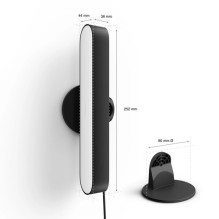 Galda lampa Philips Black (8718696170717)