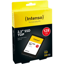 Intenso 6.3cm (2,5 colio) 128GB SSD SATA 3 geriausio našumo mažmeninė prekyba