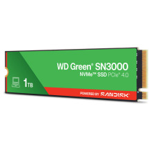 Western Digital Green WD ™ SN3000 NVMe™ SSD diskas 1 TB POWERED BY SANDISK Western Digital Green WD ™ SN3000 NVMe™ SSD diskas 1 TB POWERED BY SANDISK
