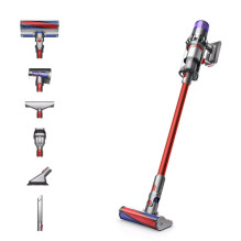 Dyson V11 Fluffy Cordless Vacuum Cleaner Silver / Red EU 476550-01 Dyson V11 Fluffy Cordless Vacuum Cleaner Silver / Red EU 476550-01