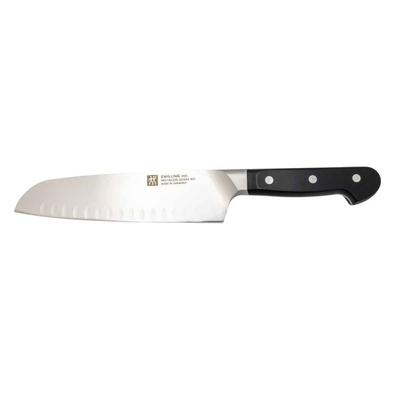 Zwilling 38408-181-0 Santoku peilis su grioveliais PRO, 18 cm
