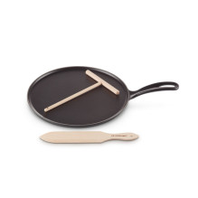 Le Creuset Cast Iron Crepe Pan 27cm black Schwarz (20136270000460) Le Creuset Cast Iron Crepe Pan 27cm black Schwarz (20136270000460)