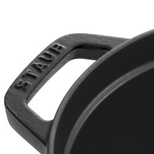 Staub Roaster 29cm oval black Schwarz 40509-315-0 405093150 (40509-315-0) Staub Roaster 29cm oval black Schwarz 40509-315-0 405093150 (40509-315-0)