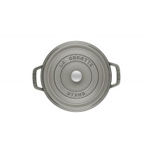 STAUB Round cast iron pot - Graphite, 2.2 ltr STAUB Round cast iron pot - Graphite, 2.2 ltr