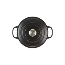 Le Creuset Signature Roaster round 26cm black Schwarz (21177260000430) Le Creuset Signature Roaster round 26cm black Schwarz (21177260000430)