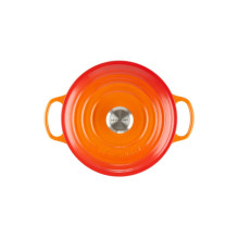 Le Creuset Ketaus puodas apvalus Ø26cm / 5,3L oranžinis Le Creuset Ketaus puodas apvalus Ø26cm / 5,3L oranžinis
