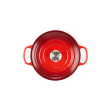 Le Creuset Signature Roaster round 26cm cherry red (21177260602430) Le Creuset Signature Roaster round 26cm cherry red (21177260602430)