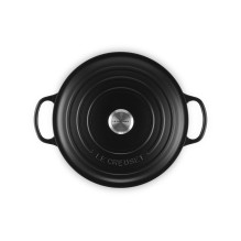 Le Creuset Signature Roaster round 30cm black Schwarz (21177300000430) Le Creuset Signature Roaster round 30cm black Schwarz (21177300000430)