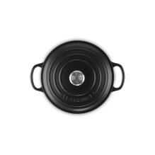 Le Creuset Signature apvalus kepimo indas 22cm Black Schwarz (21177220000430) Le Creuset Signature apvalus kepimo indas 22cm Black Schwarz (21177220000430)
