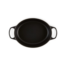 Le Creuset Ketaus puodas ovalus 31cm / 6,3L matinis juodas Le Creuset Ketaus puodas ovalus 31cm / 6,3L matinis juodas