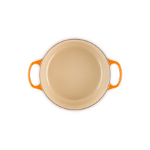 Ketaus puodas apvalus Ø24cm / 4.2L oranžinis