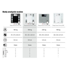Soehnle Scale Shape Sense Connect 100 180kg white (63872) Soehnle Scale Shape Sense Connect 100 180kg white (63872)