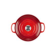 Le Creuset Signature Roaster round 22cm cherry red (21177220602430) Le Creuset Signature Roaster round 22cm cherry red (21177220602430)