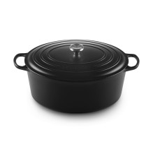 Le Creuset Signature Ovalus kepimo indas 40cm Black Schwarz (21178400000430) Le Creuset Signature Ovalus kepimo indas 40cm Black Schwarz (21178400000430)