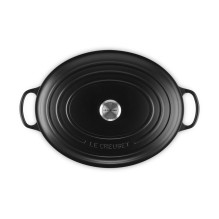 Le Creuset Signature Roaster oval 40cm black Schwarz (21178400000430) Le Creuset Signature Roaster oval 40cm black Schwarz (21178400000430)