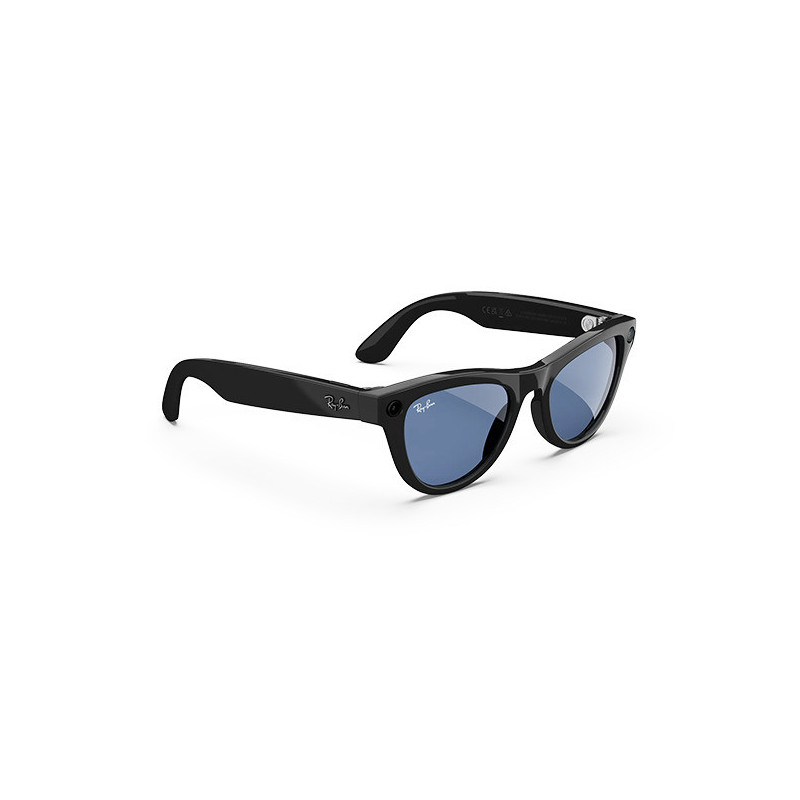 Ray-Ban Meta Skyler Gen1 AI Glasses - Black / Cerulean Blue Transitions