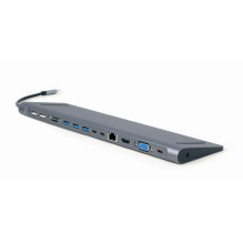 USB Adapteris - Gembird A-CM-COMBO9-01 9-in-1 Adapteris