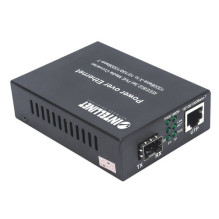 Optiskā šķiedras pārveidotājs Intellinet Network Solutions Intellinet 508216 Gigabit 1000Base-T RJ45 uz SFP slotu, PoE+ Optiskā šķiedras pārveidotājs Intellinet Network Solutions Intellinet 508216 Gigabit 1000Base-T RJ45 uz SFP slotu, PoE+