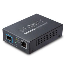 Optiskā šķiedras pārveidotājs Planet LANET 10G / 5G / 2,5G / 1G / 100M Copper uz 10G SFP+ mediju pārveidotājs Optiskā šķiedras pārveidotājs Planet LANET 10G / 5G / 2,5G / 1G / 100M Copper uz 10G SFP+ mediju pārveidotājs