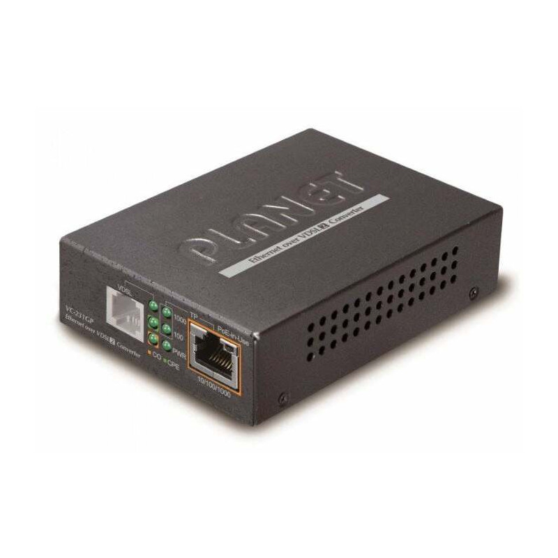 Šviesolaidinis keitiklis Planet Planet Medijos keitiklis VC-231GP VDSL2 1000BASE-T (Z28005)