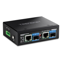 Optisko šķiedru pārveidotājs TRENDnet TRENDnet 2-Portu rūpnieciskais SFP uz Gigabit PoE++ mediju pārveidotājs Optisko šķiedru pārveidotājs TRENDnet TRENDnet 2-Portu rūpnieciskais SFP uz Gigabit PoE++ mediju pārveidotājs