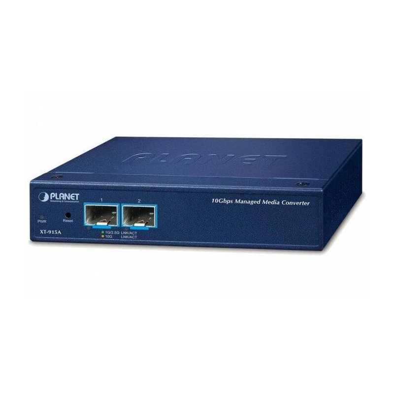 Planet 2-Portu SFP+ valdomas medijos keitiklis XT-915A