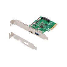 DIGITUS PCI Express karte 2x USB 3.1 1 ports USB-C + USB A