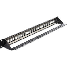 Delock DELOCK 19Z „Keystone“ jungčių skydelis, 24 prievadai su įtampos palaikymu - 43277