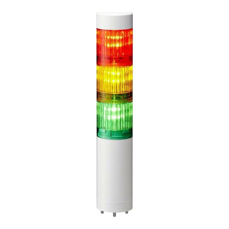 Patlite PATLITE signalo stulpas LR4-302WJNW-RYG laidas LED Baltas