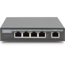 DIGITUS POE extender 4PPoE 4-portu 85W 100m Black DIGITUS POE extender 4PPoE 4-portu 85W 100m Black