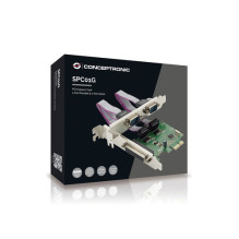 CONCEPTRONIC PCIe1x kortelė 2xRS232-sērijas / 1xparalēlā 2.5Gbps CONCEPTRONIC PCIe1x kortelė 2xRS232-sērijas / 1xparalēlā 2.5Gbps