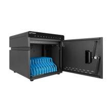Manhattan iPad to 11" 10-bay Charging Cabinet Desktop via USB-C, Also other tablets and smartphones (with device to